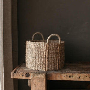 Nousta Seagrass Baskets with plaited handles - Décoraii