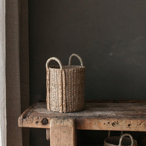 Tilaa Seagrass Basket with plaited handles - Décoraii