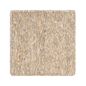 Knots Rugs’ Sumac Rug creates an organic look which is also hardwearing. The yarns feature natural beige colours with marled flecks of blue grey.