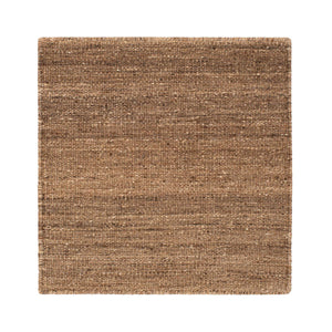 Knots Rugs' Natural Brown Kilim Rug is handwoven in Nepal. This natural flatweave rug is made from 100% Wild Silk.