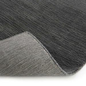 Fabula Living’s Nanna Rug has a lovely charcoal colour and textured wool pile  -designed by Jens Landberg Schrøder
