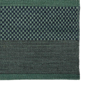 A closer look at the Fabula Living’s Green Veronica Rug's woven pattern  - by Lisbet Friis