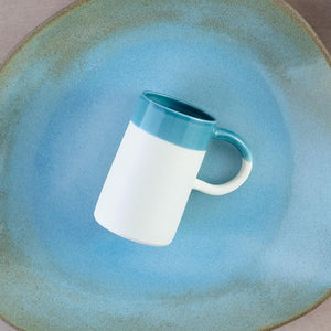 Porcelain Dipped Storm Blue Mug - Décoraii