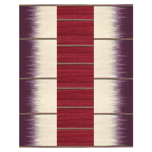 Ruby Stripe Gelim Flatweave Rug - Décoraii